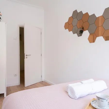 アパート Host Wise - Comfy Minimalist Flat ポルト
